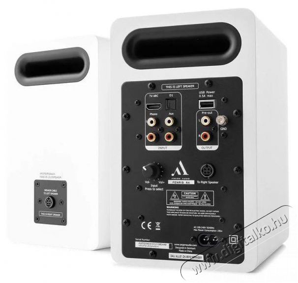 Argon Audio FENRIS ACTIVE 4 WHITE Audio-Video / Hifi / Multim&eacute;dia - Hangfal - Hangfalszett - &Aacute;ll&oacute; / front hangfal - 402707