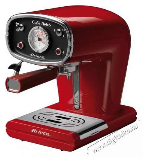 Ariete 1388/30RD Caffé Retro Rossa kávéfőző Konyhai termékek - Kávéfőző / kávéörlő / kiegészítő - Presszó kávéfőző - 300695