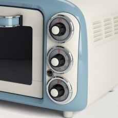Ariete 979.BL Vintage minigrill, 18 lit - pasztell kék Konyhai termékek - Sütő-főzőlap, tűzhely (szabadonálló) - Mini sütő / mini grill / mini konyha - 344961