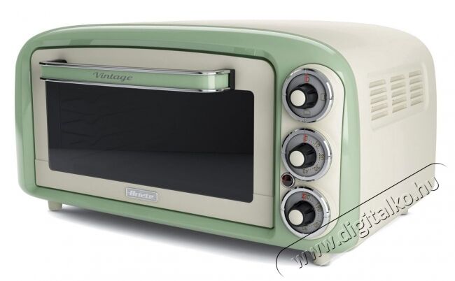 Ariete 979.GR Vintage minigrill, 18 lit - pasztell zöld Konyhai termékek - Konyhai kisgép (sütés / főzés / hűtés / ételkészítés) - Kontakt grill sütő / sütőlap - 344962