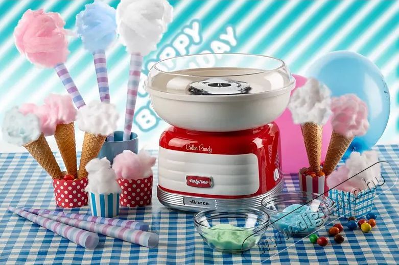 Ariete 2973.RD Party Time vattacukor készítő - piros Konyhai termékek - Konyhai kisgép (sütés / főzés / hűtés / ételkészítés) - Konyhai különlegesség - 368628