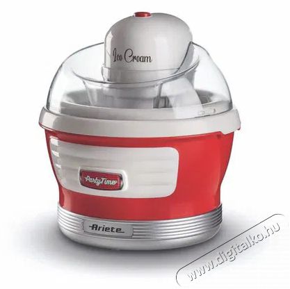 Ariete Party Time 643, piros Konyhai termékek - Konyhai kisgép (sütés / főzés / hűtés / ételkészítés) - Fagylaltkészítő gép - 523820
