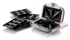 Ariete Party Time Sandwiches & Cookies 1972, piros Konyhai termékek - Konyhai kisgép (sütés / főzés / hűtés / ételkészítés) - Melegszendvics / gofri sütő - 523823