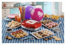 Ariete Party Time Sandwiches & Cookies 1972, piros Konyhai termékek - Konyhai kisgép (sütés / főzés / hűtés / ételkészítés) - Melegszendvics / gofri sütő - 523823