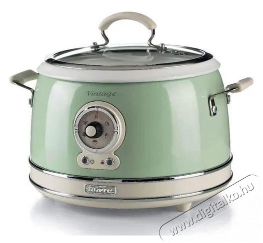 Ariete Vintage 2904/04 - zöld Konyhai termékek - Konyhai kisgép (sütés / főzés / hűtés / ételkészítés) - Légkeveréses főzőgép / elektromos kukta / multifunkciós sütő - 523817