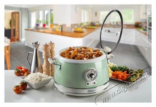 Ariete Vintage 2904/04 - zöld Konyhai termékek - Konyhai kisgép (sütés / főzés / hűtés / ételkészítés) - Légkeveréses főzőgép / elektromos kukta / multifunkciós sütő - 523817