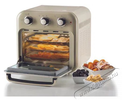 Ariete Vintage 4632, krémszínű Konyhai kisgép (sütés / főzés / hűtés / ételkészítés) Konyhai termékek - Konyhai kisgép (sütés / főzés / hűtés / ételkészítés) - Légkeveréses főzőgép / elektromos kukta / multifunkciós sütő - 523810