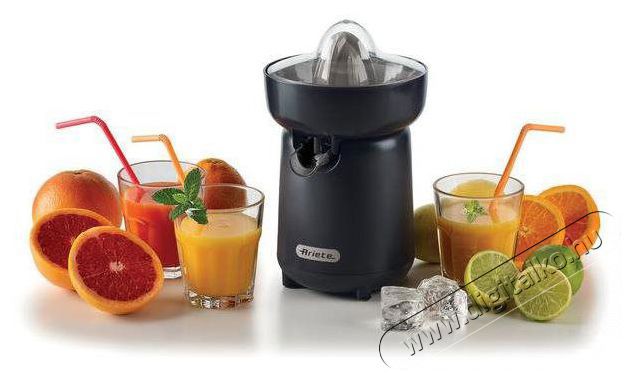 Ariete Breakfast Citrus Juicer 417, fekete gy&uuml;m&ouml;lcscentrifuga Konyhai term&eacute;kek - Konyhai kisg&eacute;p (elők&eacute;sz&iacute;t&eacute;s / feldolgoz&aacute;s) - Gy&uuml;m&ouml;lcs centrifuga / pr&eacute;s - 524201