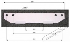 Ariston tartó A 50 - 200 Tv kiegészítők - Fali tartó / konzol - Fali készülék tartó - 515175