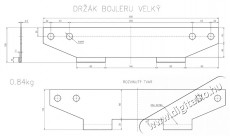 Ariston tartó A 50 - 200 Tv kiegészítők - Fali tartó / konzol - Fali készülék tartó - 515175