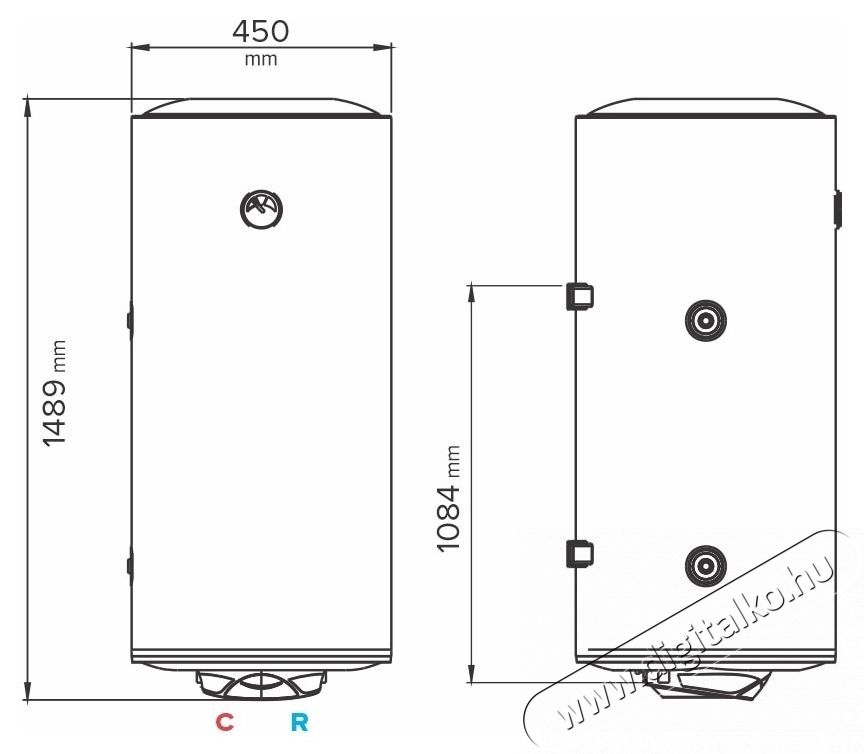 Ariston PRO R 200 VTS EVO EU Termoelektromos v&iacute;zmeleg&iacute;tő H&aacute;ztart&aacute;s / Otthon / K&uuml;lt&eacute;r - V&iacute;zmeleg&iacute;tő / bojler / t&aacute;rol&oacute; - V&iacute;zmeleg&iacute;tő - 534243