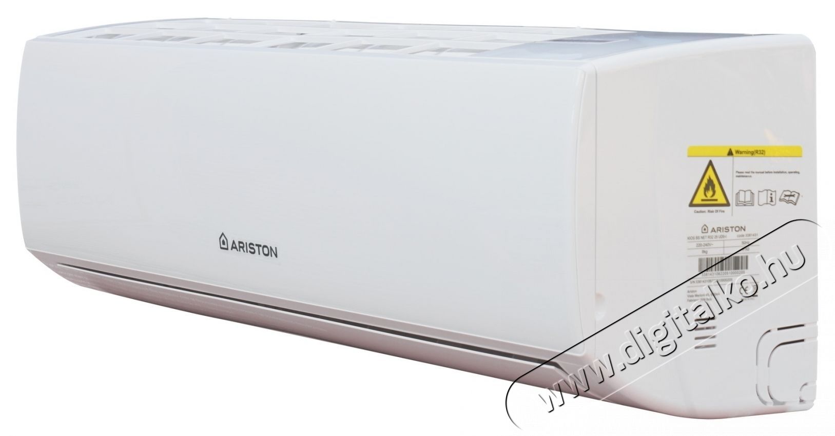 Ariston Kios BS 9000 BTU Wi-Fi Kl&iacute;ma, A++/A+ energiaoszt&aacute;ly, Fűt&eacute;si funkci&oacute;, 3D Air Flow, i-Feel, Feh&eacute;r H&aacute;ztart&aacute;s / Otthon / K&uuml;lt&eacute;r - Ventil&aacute;tor / L&eacute;gkondicion&aacute;l&oacute; - Split kl&iacute;ma - 536035