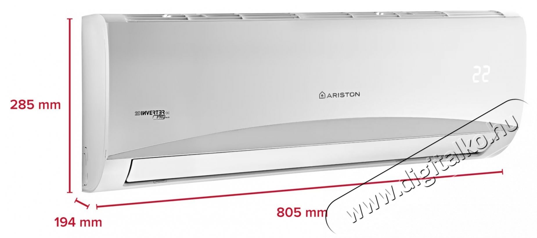 Ariston PRIOS 25 Wi-Fi kl&iacute;ma, 9000 BTU, A ++ Energiaoszt&aacute;ly, Fűt&eacute;s, 2D Inverter, Follow me funkci&oacute;, R32, Feh&eacute;r H&aacute;ztart&aacute;s / Otthon / K&uuml;lt&eacute;r - Ventil&aacute;tor / L&eacute;gkondicion&aacute;l&oacute; - Mobil kl&iacute;ma - 536034