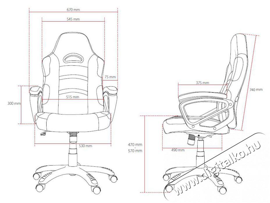 Arozzi ENZO Woven Fabric, sz&uuml;rke Iroda &eacute;s sz&aacute;m&iacute;t&aacute;stechnika - Egy&eacute;b sz&aacute;m&iacute;t&aacute;stechnikai term&eacute;k - 518206