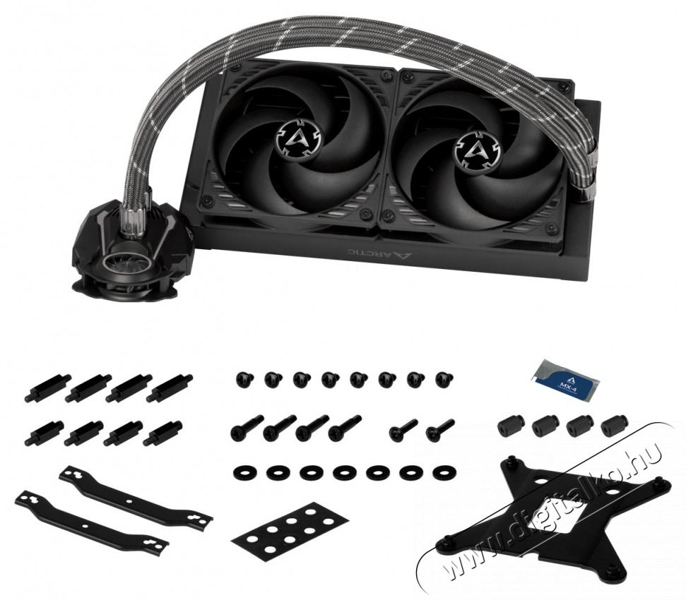 ARTIC COOLING ARCTIC COOLING CPU hűtő Liquid Freezer 240 II (v&iacute;zhűt&eacute;s) fekete, Univerz&aacute;lis Iroda &eacute;s sz&aacute;m&iacute;t&aacute;stechnika - Sz&aacute;m&iacute;t&oacute;g&eacute;p tartoz&eacute;k - Ventil&aacute;tor - 492544