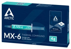 ARTIC COOLING ARCTIC COOLING Hűtőpaszta MX-6, 4g + MX Tisztítókendő Hűtőpasztához Iroda és számítástechnika - Egyéb számítástechnikai termék - 492521