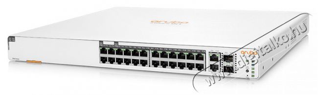 Aruba Instant On JL807A 1960 24xGbE LAN 2x10GbE LAN 2xSFP+ port smart menedzselhető PoE (370W) switch Iroda és számítástechnika - Hálózat - Switch - 391102
