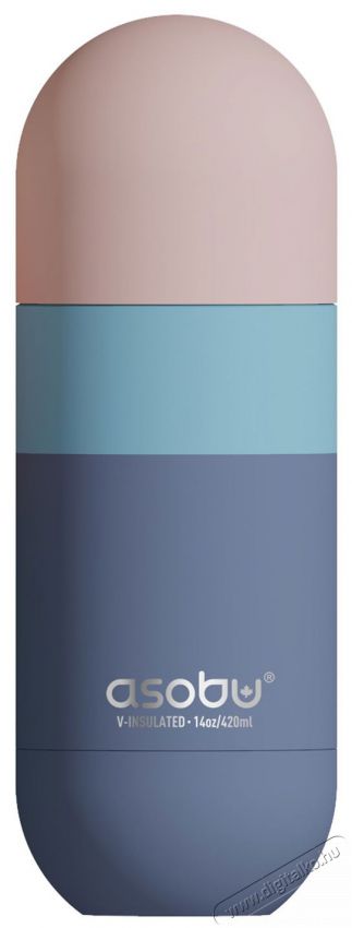 Asobu Orb, utaz&aacute;shoz, pasztell k&eacute;k, 420 ml Konyhai term&eacute;kek - Ed&eacute;ny - Termosz - 528461