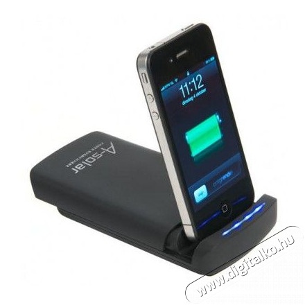 A-Solar Power Dock iPhone / iPad dokkol&oacute; - napelemes t&ouml;ltő - k&uuml;lső akkumul&aacute;tor (AM601) Mobil / Kommunik&aacute;ci&oacute; / Smart - Powerbank / K&uuml;lső akkumul&aacute;tor &eacute;s t&ouml;ltő - 258636