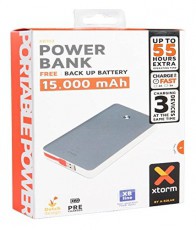 A-Solar AS-XB102 Xtorm Powerbank Free 15000mAh - szürke/fehér Mobil / Kommunikáció / Smart - Powerbank / Külső akkumulátor és töltő - 323754