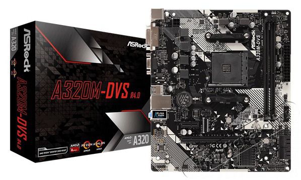 Asrock A320M-DVS R4.0 AMD A320 SocketAM4 mATX alaplap Iroda &eacute;s sz&aacute;m&iacute;t&aacute;stechnika - Egy&eacute;b sz&aacute;m&iacute;t&aacute;stechnikai term&eacute;k - 410752