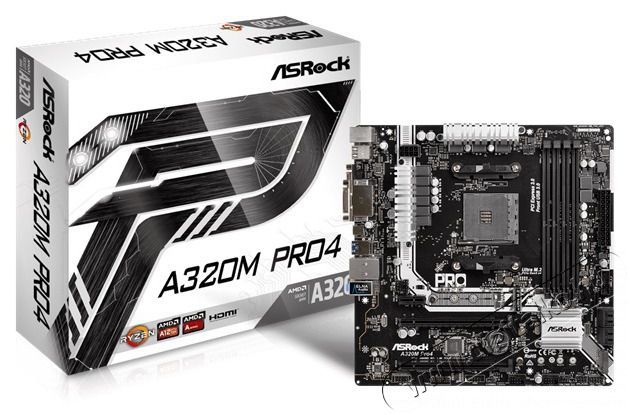 Asrock A320M PRO4 AMD A320 SocketAM4 mATX alaplap Iroda &eacute;s sz&aacute;m&iacute;t&aacute;stechnika - Egy&eacute;b sz&aacute;m&iacute;t&aacute;stechnikai term&eacute;k - 410749