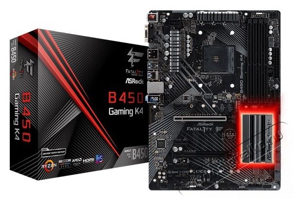 Asrock B450 GAMING K4 AMD B450 SocketAM4 ATX alaplap Iroda &eacute;s sz&aacute;m&iacute;t&aacute;stechnika - Egy&eacute;b sz&aacute;m&iacute;t&aacute;stechnikai term&eacute;k - 410758