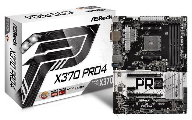 Asrock X370 PRO4 AMD X370 SocketAM4 ATX alaplap Iroda &eacute;s sz&aacute;m&iacute;t&aacute;stechnika - Egy&eacute;b sz&aacute;m&iacute;t&aacute;stechnikai term&eacute;k - 410757