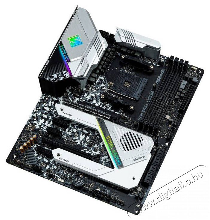 Asrock X570 STEEL LEGEND AMD X570 Socket AM4 ATX alaplap Iroda &eacute;s sz&aacute;m&iacute;t&aacute;stechnika - Egy&eacute;b sz&aacute;m&iacute;t&aacute;stechnikai term&eacute;k - 414330