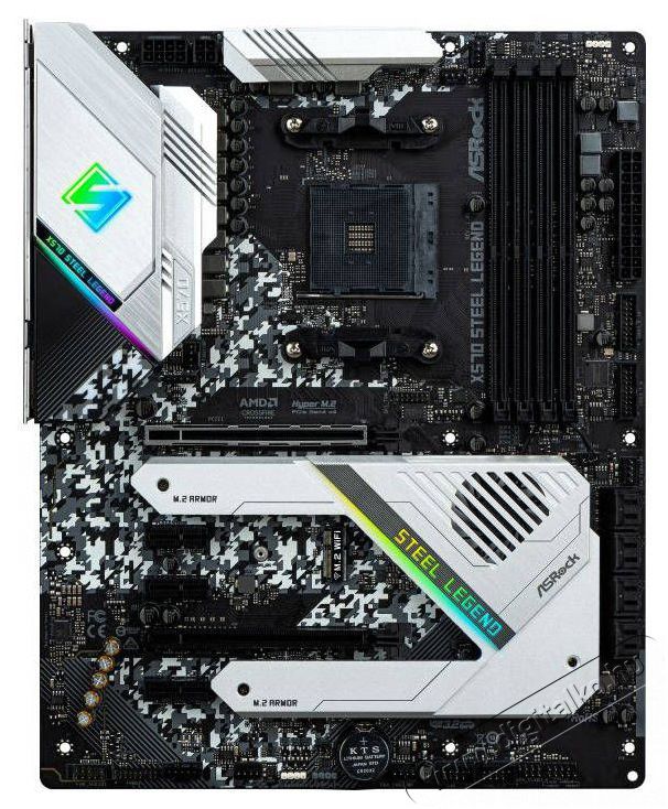 Asrock X570 STEEL LEGEND AMD X570 Socket AM4 ATX alaplap Iroda &eacute;s sz&aacute;m&iacute;t&aacute;stechnika - Egy&eacute;b sz&aacute;m&iacute;t&aacute;stechnikai term&eacute;k - 414330