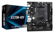 Asrock A520M-HDV AMD A520 SocketAM4 mATX alaplap Iroda és számítástechnika - Egyéb számítástechnikai termék - 457173