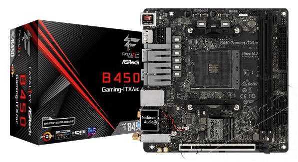 Asrock Fatal1ty B450 Gaming-ITX/ac AMD B450 SocketAM4 mini-ITX alaplap Iroda &eacute;s sz&aacute;m&iacute;t&aacute;stechnika - Egy&eacute;b sz&aacute;m&iacute;t&aacute;stechnikai term&eacute;k - 441914