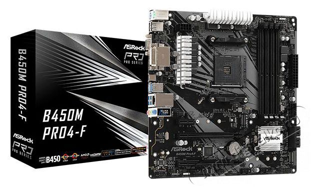 Asrock B450M PRO4-F AMD B450 SocketAM4 mATX alaplap Iroda &eacute;s sz&aacute;m&iacute;t&aacute;stechnika - Egy&eacute;b sz&aacute;m&iacute;t&aacute;stechnikai term&eacute;k - 412495