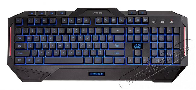 Asus Cerberus USB Gamer világító billentyűzet HU + Gamer egér Iroda és számítástechnika - Billentyűzet / billentyűzet szett - Vezetékes - 326537