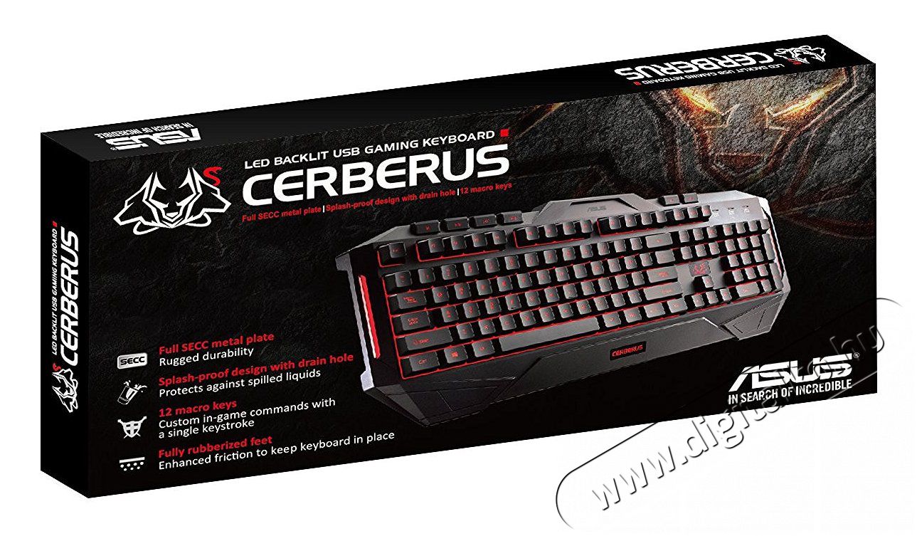 Asus CERBERUS KEYBOARD GAMING HU BLACK BILLENTYŰZET GAMING Újdonságok - Új termékek - 345430