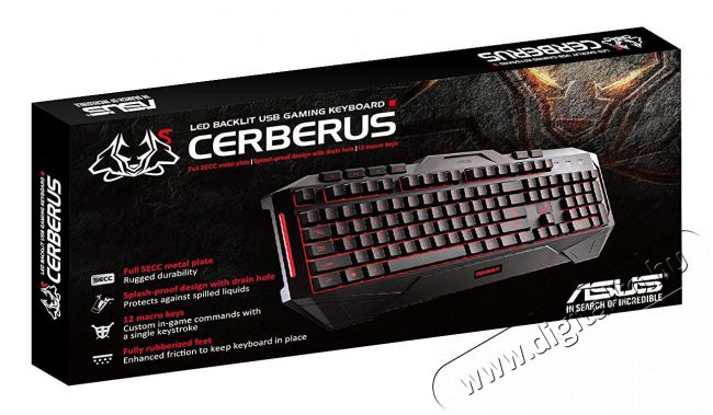 Asus CERBERUS KEYBOARD GAMING HU BLACK BILLENTYŰZET GAMING Újdonságok - Új termékek - 345430