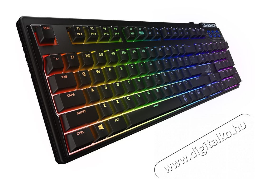 Asus CERBERUS MECH RGB HU KEYBOARD BLACK BILLENTYŰZET GAMER Újdonságok - Új termékek - 345431