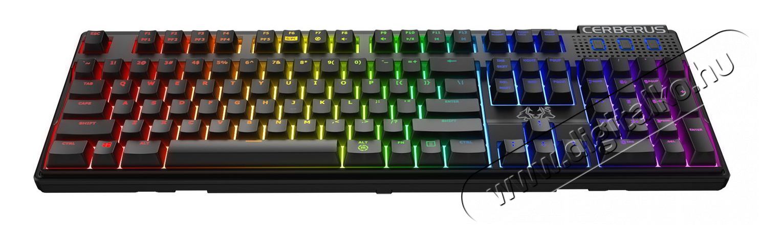 Asus CERBERUS MECH RGB HU KEYBOARD BLACK BILLENTYŰZET GAMER Újdonságok - Új termékek - 345431