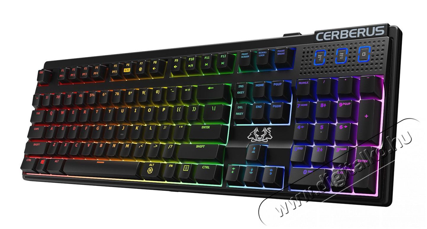 Asus CERBERUS MECH RGB HU KEYBOARD BLACK BILLENTYŰZET GAMER Újdonságok - Új termékek - 345431
