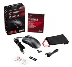Asus Gladius optikai Gamer egér- fekete Iroda és számítástechnika - Egér - Vezetékes egér - 311333