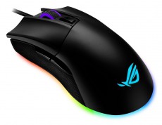 Asus ROG Gladius II Origin Gaming egér - fekete Iroda és számítástechnika - Egér - Vezetékes egér - 345438
