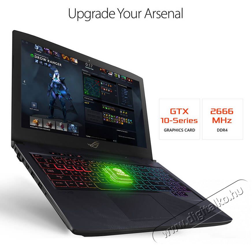 Asus ROG STRIX HERO GL503GE-EN012 15,6 laptop Egyéb - Nem forgalmazzuk ! - 338930