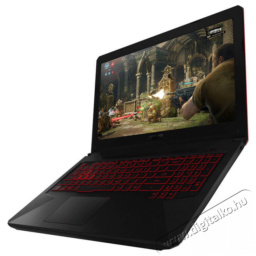 Asus ROG TUF FX504GD-DM708 15,6 FHD/Intel Core i7-8750H/8GB/256GB+1TB/GTX 1050 OC 4GB/fekete laptop Egy&eacute;b - Nem forgalmazzuk ! - 341326