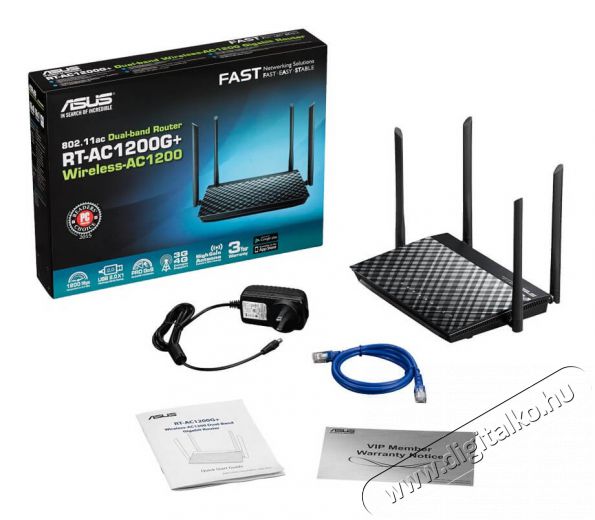Asus RT-AC1200/EU/13/P_EU Vezeték nélküli 300Mbps+867Mbps Router Újdonságok - Új termékek - 341331