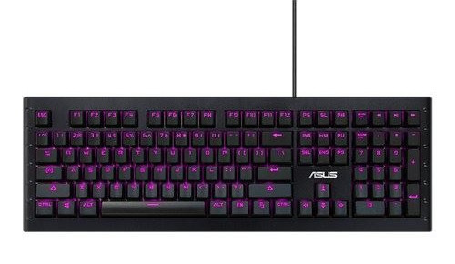 Asus Sagaris GK1100 RGB háttérvilágítású Gamer US billentyűzet (Cherry MX Blue) Iroda és számítástechnika - Billentyűzet / billentyűzet szett - Vezetékes - 311364