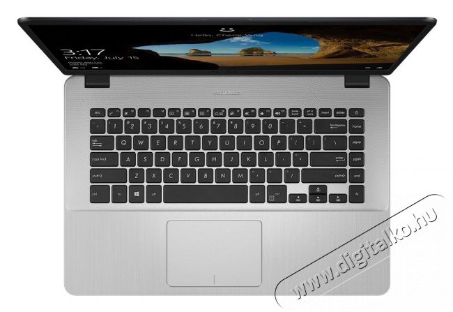 Asus VivoBook X505ZA-BQ186 15,6/AMD Ryzen R7-2700U/8GB/256GB/Vega 10/szürke laptop Egyéb - Nem forgalmazzuk ! - 341938