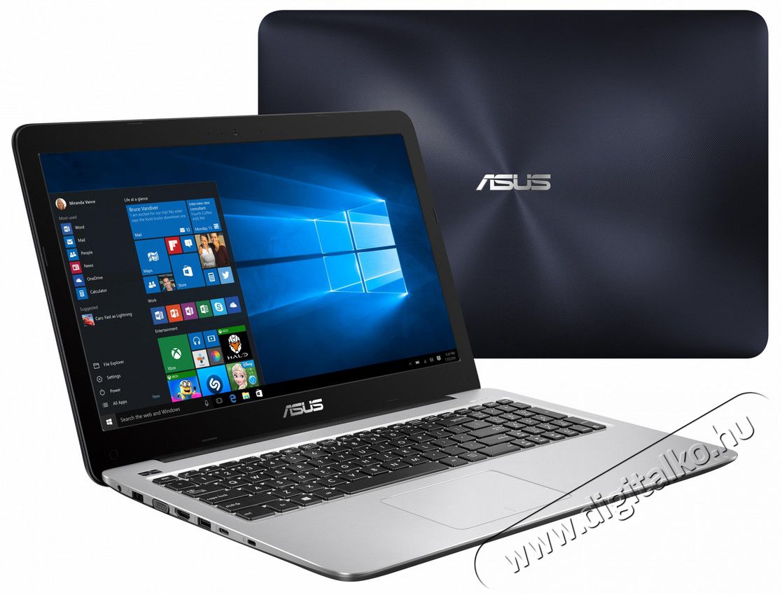 Asus VivoBook X556UQ-DM722D notebook - sötétkék Iroda és számítástechnika - Notebook - 311385