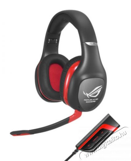 Asus Vulcan PRO USB Gamer headset (90-YAHI7180-UA00) Audio-Video / Hifi / Multimédia - Fül és Fejhallgatók - Fejhallgató mikrofonnal / headset - 311388