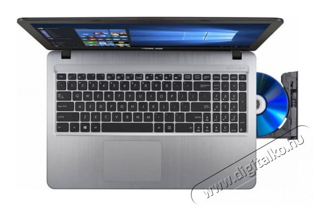 Asus X540LA-XX1032T 15,6/Intel Core i3-5005U/4GB/500GB/Int. VGA/Win10/ezüst laptop Egyéb - Nem forgalmazzuk ! - 332458