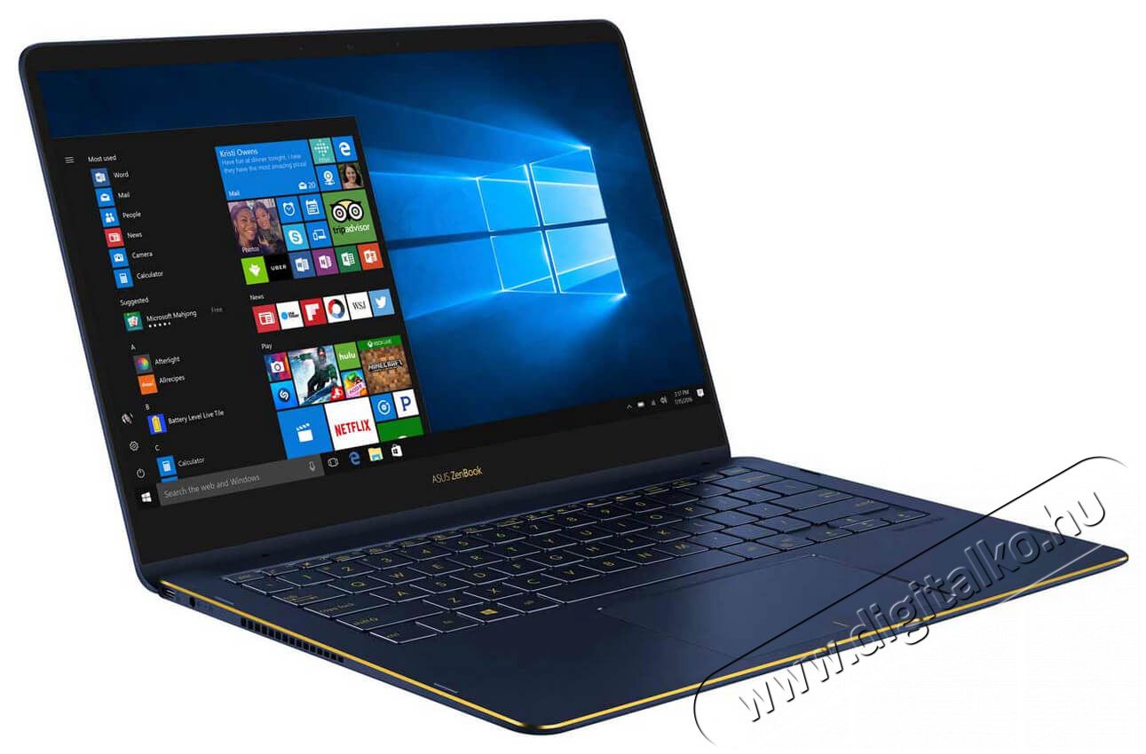 Asus ZenBook Flip S UX370UA-C4196T 13,3 laptop - kék Egyéb - Nem forgalmazzuk ! - 337005